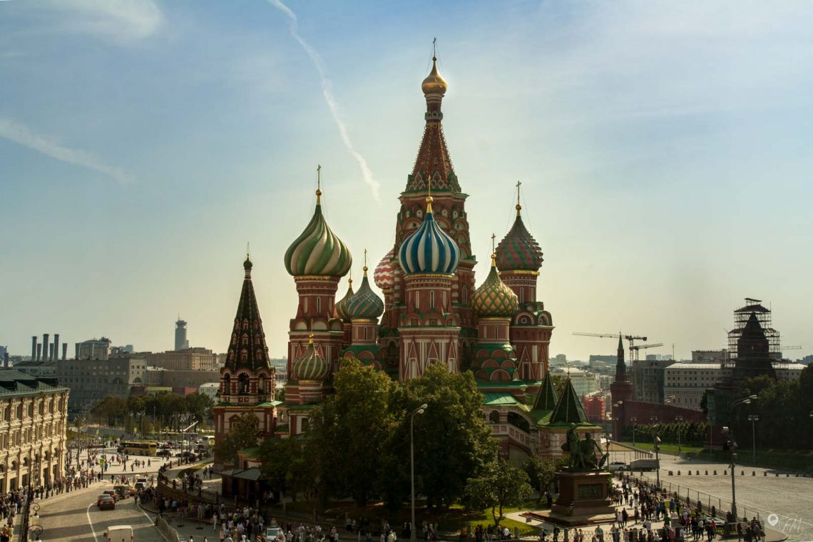 Die Basilius Kathedrale aus dem GUM