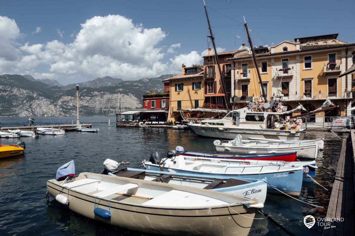 Malcesine Sehenswürdigkeiten am Gardasee: Der Hafen von Malcesine