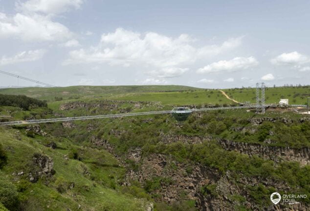 Georgias Diamond Glass Bridge im Naturschutzgebiet Tsalka